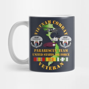 Vietnam Combat Veteran w Pararescue Huskie Mug